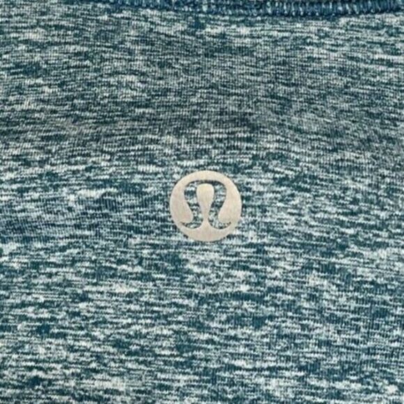 LULULEMON Always Alert 1/2 Zip Rulu Cropped Pullover Size 2 Long Sleeve Blue - Picture 6 of 9